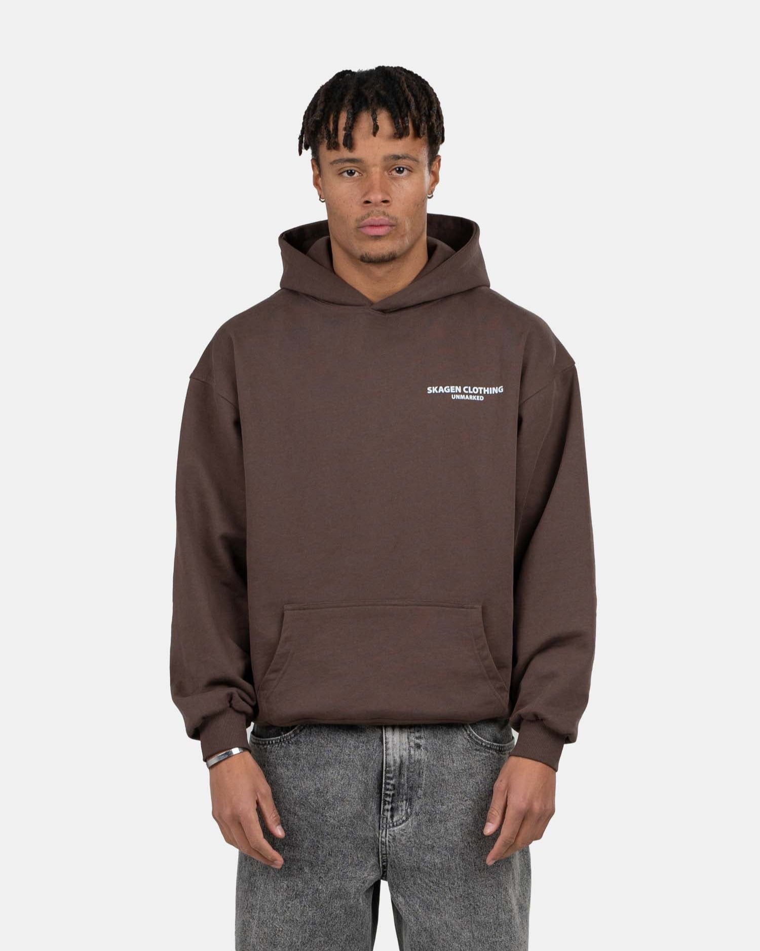 UNMARKED Hoodie Brown | Skagen - clothing.dk